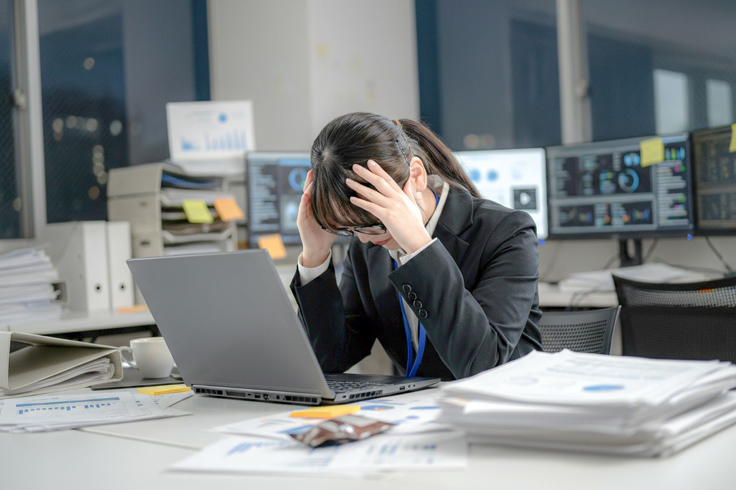 働く女性に生理痛が起こりやすい理由 イメージ